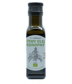Żywy olej Konopny BIO - W Zielone 100 ml