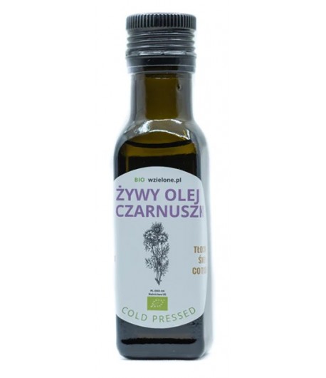 Żywy olej z Czarnuszki BIO - W Zielone 100 ml