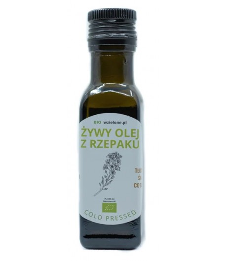 Żywy olej z Rzepaku BIO - W Zielone 100 ml