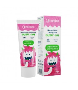 Guma Balonowa -  pasta do zębów dla dzieci od 2 r.ż. - nordisc 50 ml