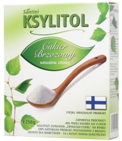 Ksylitol 250g (cukier z brzozy) - Santini 250 g (Finlandia)