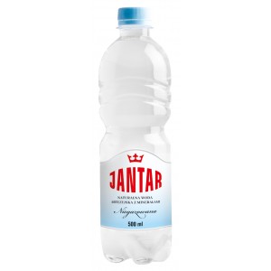 Woda niegazowana źródlana średniozmineralizowana - JANTAR 500 ml