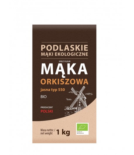 Mąka Orkiszowa jasna TYP 550 BIO - BIO LIFE (MĄKI PODLASKIE) 1 kg