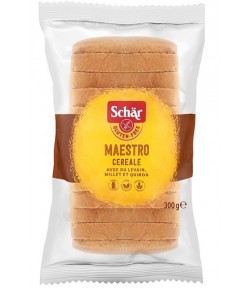 Maestro cereale - chleb wieloziarnist - chleb wieloziarnisty bezglutenow - SCHAR 300 g