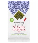 Chipsy  z alg morskich o smaku chili Seaveg bezglutenowe BIO - Clearspring 4 g