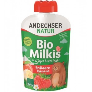 Deser jogurtowy Truskawka Banan BIO - Andechser Natur 100 g