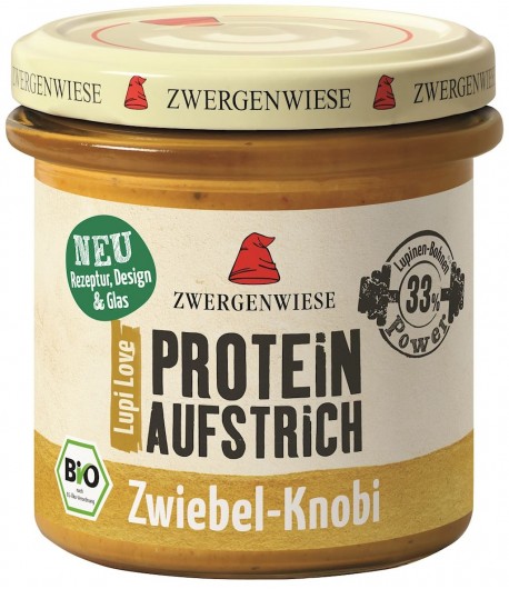 Pasta proteinowa z Cebulą i Czosnkiem bezglutenowa BIO - ZWERGENWIESE 135 g