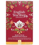 Herbata czarna z imbirem i brzoskwinią ( 20X2) BIO - ENGLISH TEA SHOP ORGANIC 40 g