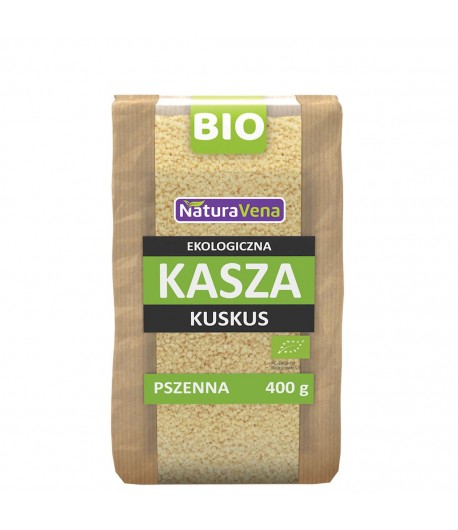 Kasza Kuskus razowy z pszenicy durum BIO - NaturaVena 400 g