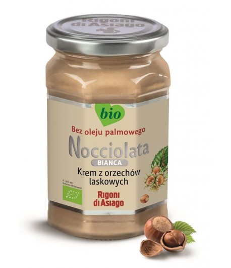 Krem z Orzechów Laskowych biały bezglutenowy BIO - RIGONI DI ASIAGO 250 g