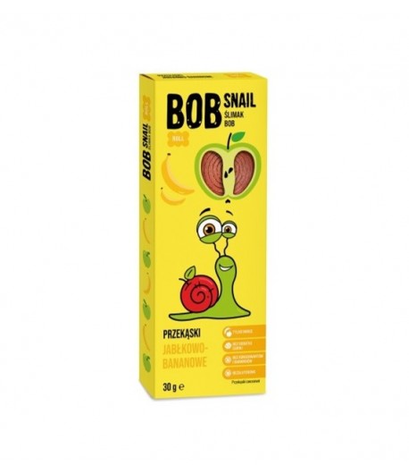 Przekąska Jabłkowo - Bananowa bez dodatku cukru bezglutenowa - BOB SNAIL 30 g