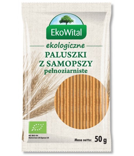 Paluszki z samopszy pełnoziarniste BIO - EkoWital 50 g