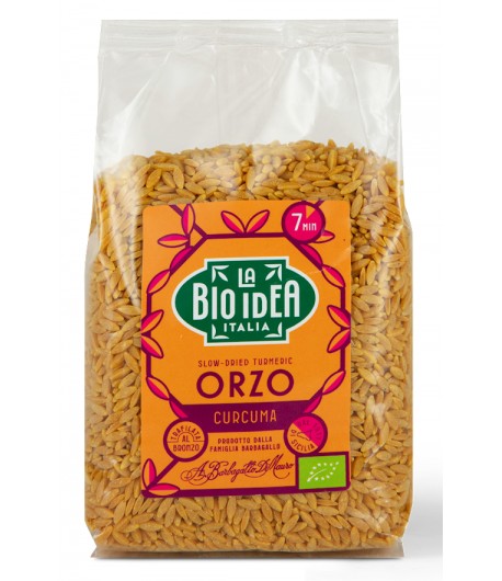 Makaron ORZO z Kurkumą i Czarnym pieprzem BIO - LA BIO IDEA 400 g