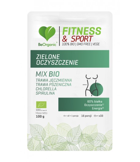 Zielone oczyszczenie MIX BIO - BeOrganic 100 g