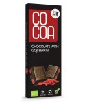 Czekolada surowa z JAGODAMI GOJI BIO - COCOA 40 g
