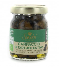 Carpaccio z Czarnej Trufli Letniej BIO - SACCHI TARTUFI 50 g