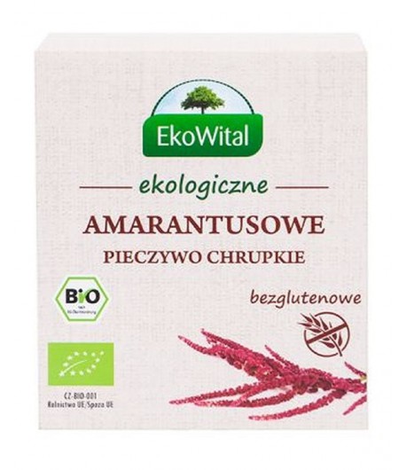 Pieczywo chrupkie z amarantusem bezglutenowe BIO - EkoWital 100 g
