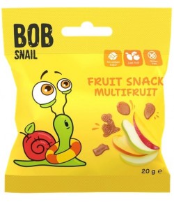 Żelki wieloowocowe bez żelatyny bezglutenowe - BOB SNAIL 20 g