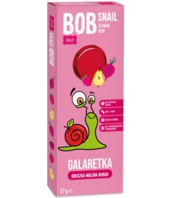 Galaretka gruszka - malina - burak - BOB SNAIL 27 g
