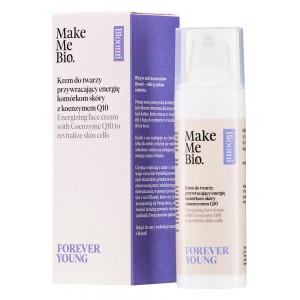 FOREVER YOUNG Krem do twarzy przywracający energię komórkom skóry z koenzymem Q10 - Make Me Bio 30 ml