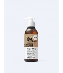 Szampon z lnem do włosów puszących się - Yope 300 ml