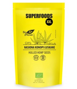 600gg Nasiona KONOPI łuskane BIO - Bio Planet 600 g