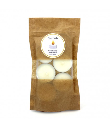 Świeczki tealight sojowe do podgrzewaczy - Your Candle 6x15 g