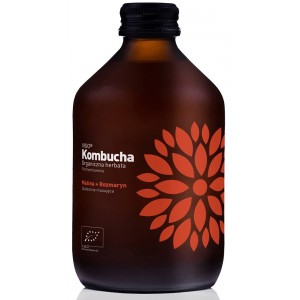 Kombucha z Maliną i Rozmarynem bezglutenowa BIO - VIGO 330 ml