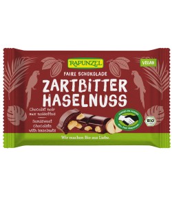 Czekolada gorzka z Orzechami laskowymi BIO - RAPUNZEL 100 g