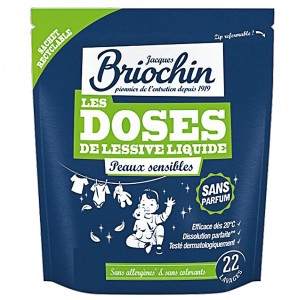 Kapsułki do prania bezzapachowe dla skóry wrażliwej ECO - BRIOCHIN 22 prania