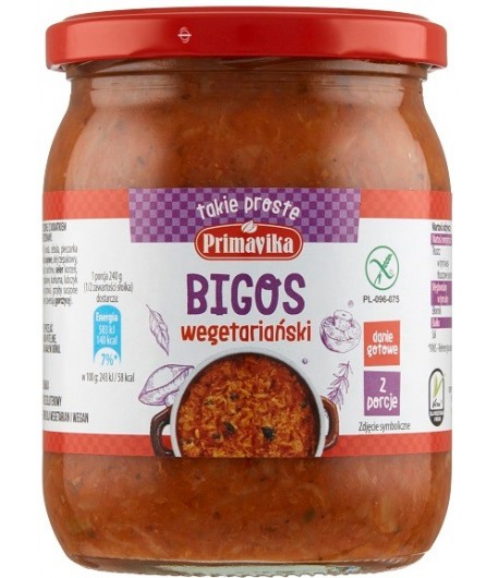 Bigos wegański bezglutenowy - Primavika 480 g