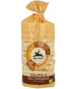 Wafle ryżowe pełnoziarniste BIO - ALCE NERO 100 g