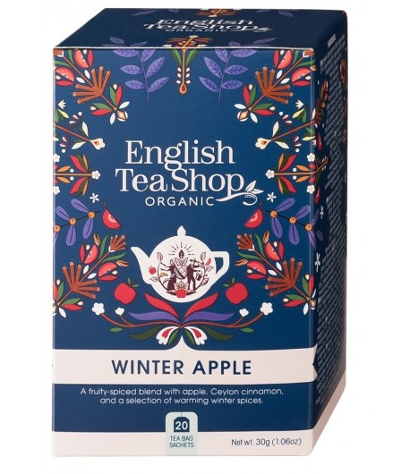 Herbatka zimowa z pomarańczą i goździkami Winter Apple (20x1,5g) BIO - English Tea Shop Organic 30 g