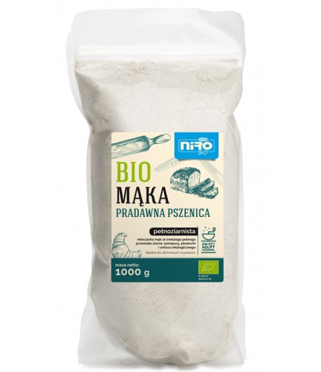 Mąka PRADAWNA razowa BIO - NIRO 1 kg