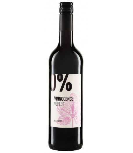 Wino bezalkoholowe MERLOT Czerwone słodkie BIO - VINNOCENCE 750 ml