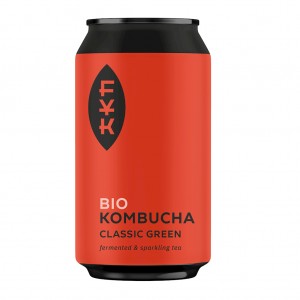 Kombucha Herbata Czarna bezglutenowa BIO - FOREVER YOUNG KOMBUCHA 330 ml