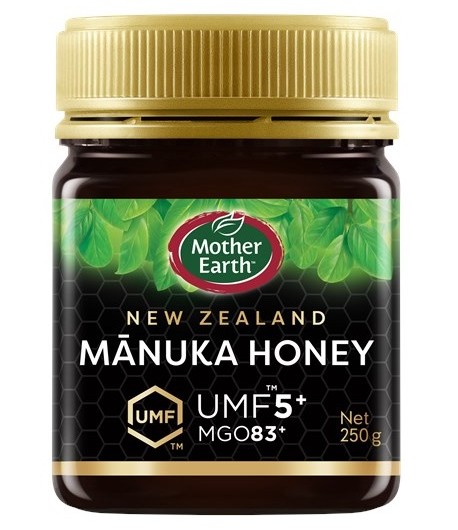 MIÓD MANUKA MGO 83+ UMF 5+ MOTHER EARTH 250 g