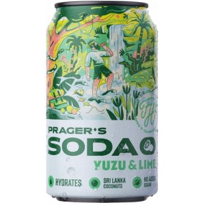 Napój SODA yuzu & lime - PRAGER'S 330 ml