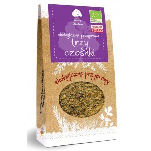 Trzy czosnki BIO Przyprawa ekologiczna - Dary Natury 50 g