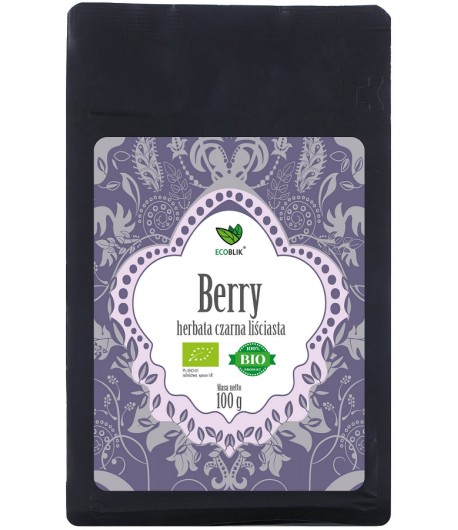 BERRY Herbata czarna liściasta BIO  - ECOBLIK 100 g