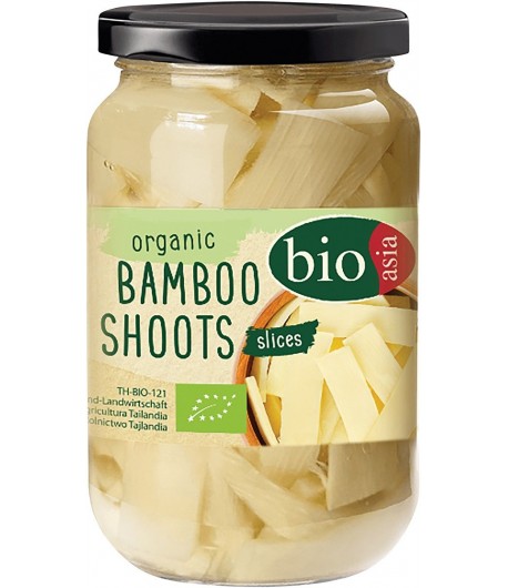Pędy bambusa plastry w zalewie BIO - BIOASIA 340 g