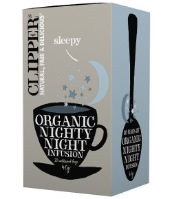 Herbatka z Rumiankiem i Melisą (NIGHTY NIGHT) BIO (20 x 2 g) - CLIPPER 40 g