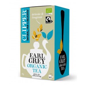 Herbata Czarna EARL GREY FAIR TRADE BIO (20 x 2 g) - CLIPPER 40 g