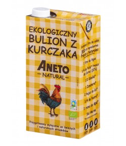 Bulion drobiowy w płynie bezglutenowy BIO - ANETO NATURAL 1 l