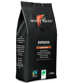Kawa ziarnista ARABICA 100% espresso FAIR TRADE BIO - MOUNT HAGEN 1 kg