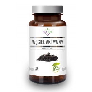 WĘGIEL AKTYWNY (180 mg) - SOUL FARM 60 kapsułek