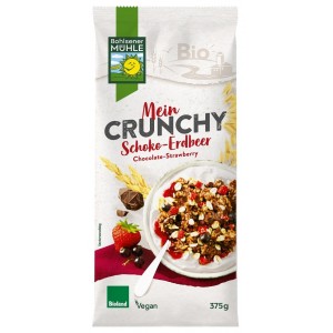 Crunchy Czekoladowo - Truskawkowe BIO - BOHLSENER MUHLE 375 g