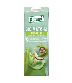 Napój RYŻOWO - KOKOSOWY Z MATCHĄ bez dodatku cukrów BIO - NATUMI 1 l