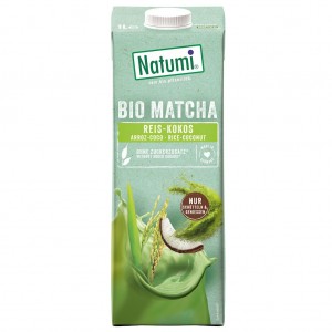 Napój RYŻOWO - KOKOSOWY Z MATCHĄ bez dodatku cukrów BIO - NATUMI 1 l