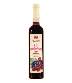 Syrop o smaku Czerwonych Owoców BIO - Hollinger 500 ml